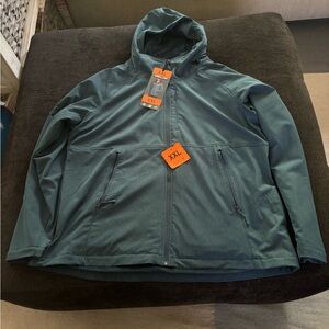 Womens Blue Hooded Jacket